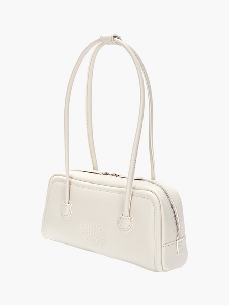 [MARGESHERWOOD] SOFT BAGUETTE BAG Cream Plain