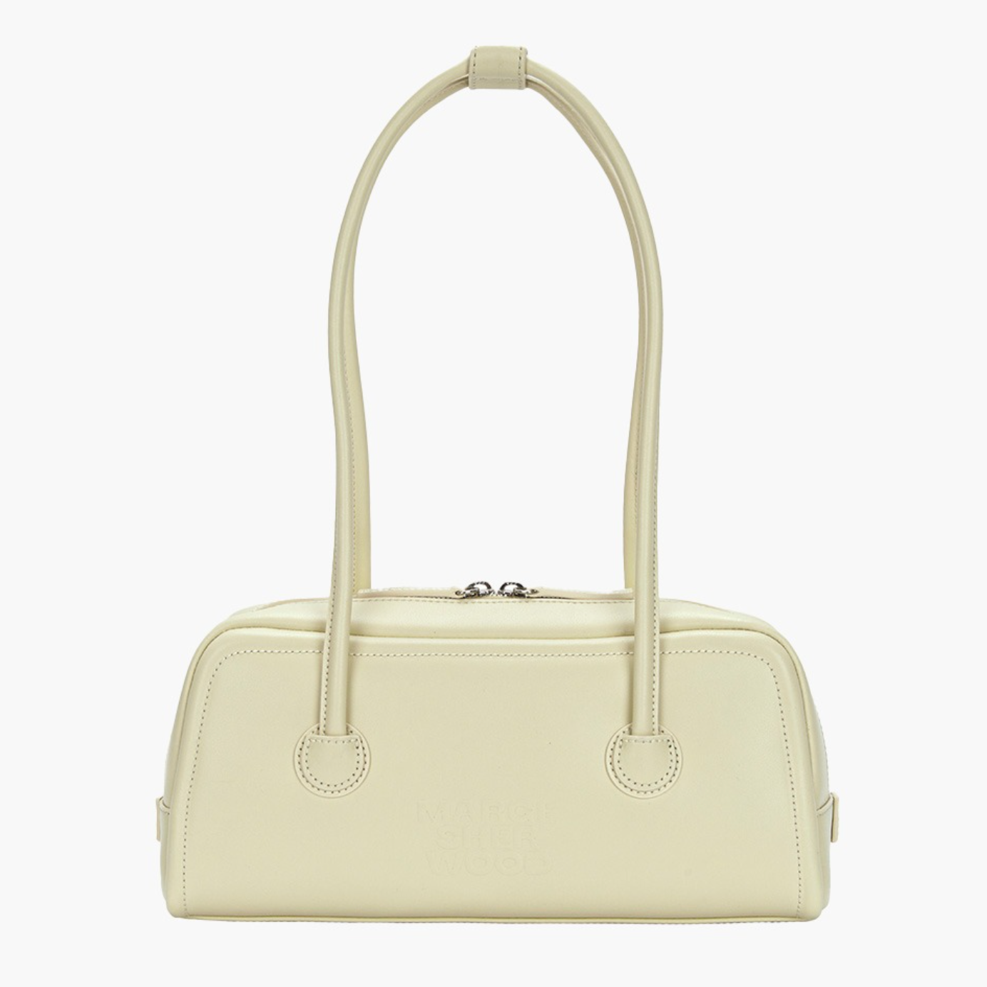 [MARGESHERWOOD] SOFT BAGUETTE BAG Blond Wood Plain