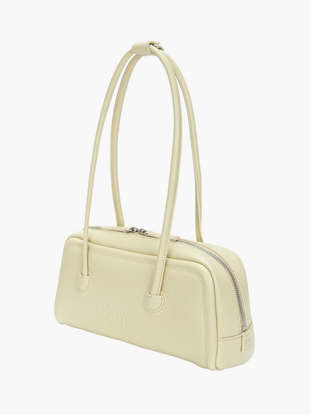 [MARGESHERWOOD] SOFT BAGUETTE BAG Blond Wood Plain