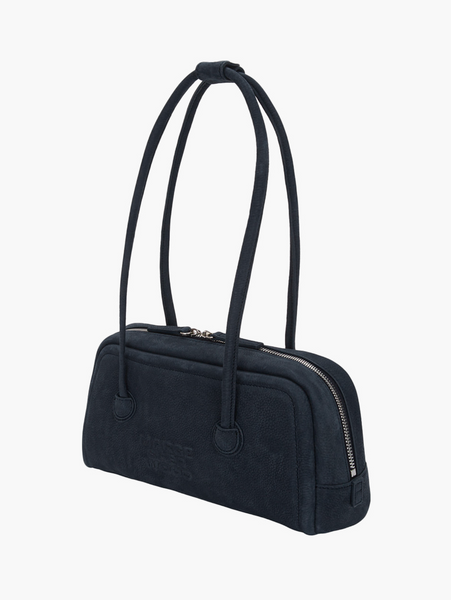 [MARGESHERWOOD] SOFT BAGUETTE BAG Indigo Nubuck