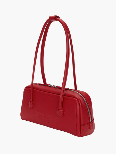 [MARGESHERWOOD] SOFT BAGUETTE BAG Apple Red Plain