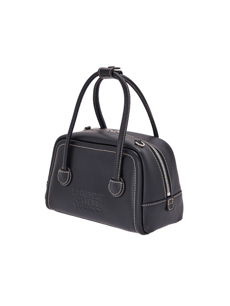 [MARGESHERWOOD] SOFT TOTE MINI Black Plain