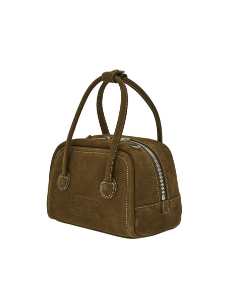 [MARGESHERWOOD] SOFT TOTE MINI Chestnut Nubuck