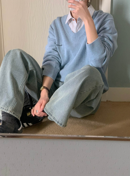 (現貨) - ♡ o'pparel ♡ Grape Knit  (Sora)