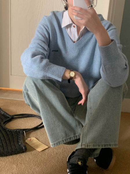 (現貨) - ♡ o'pparel ♡ Grape Knit  (Sora)