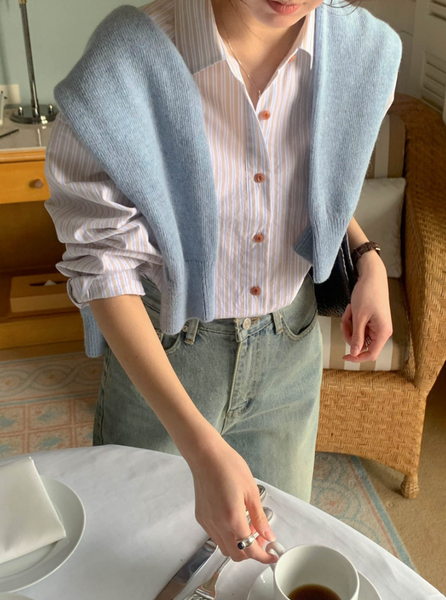 (現貨) - ♡ o'pparel ♡ Grape Knit  (Sora)