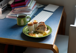 [WARMGREYTAIL] Enamel Mug & Plate Set (3Colours)