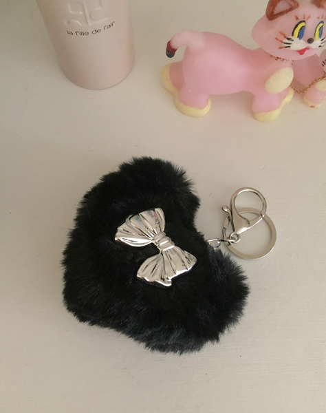 [moat] Black Ribbon Keyring