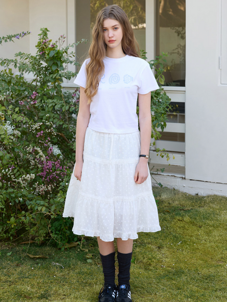 [Letter from Moon] Three Object T-shirt (White)