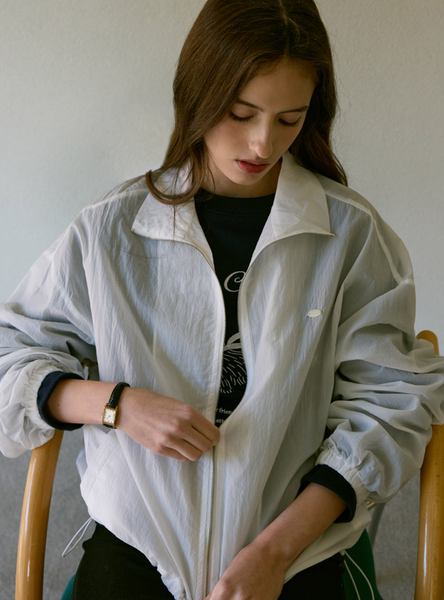 [Letter from Moon] Youth Sheer Windbreaker (Ivory)