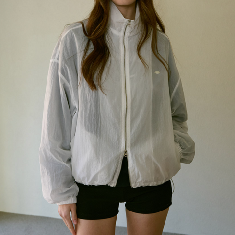 [Letter from Moon] Youth Sheer Windbreaker (Ivory)