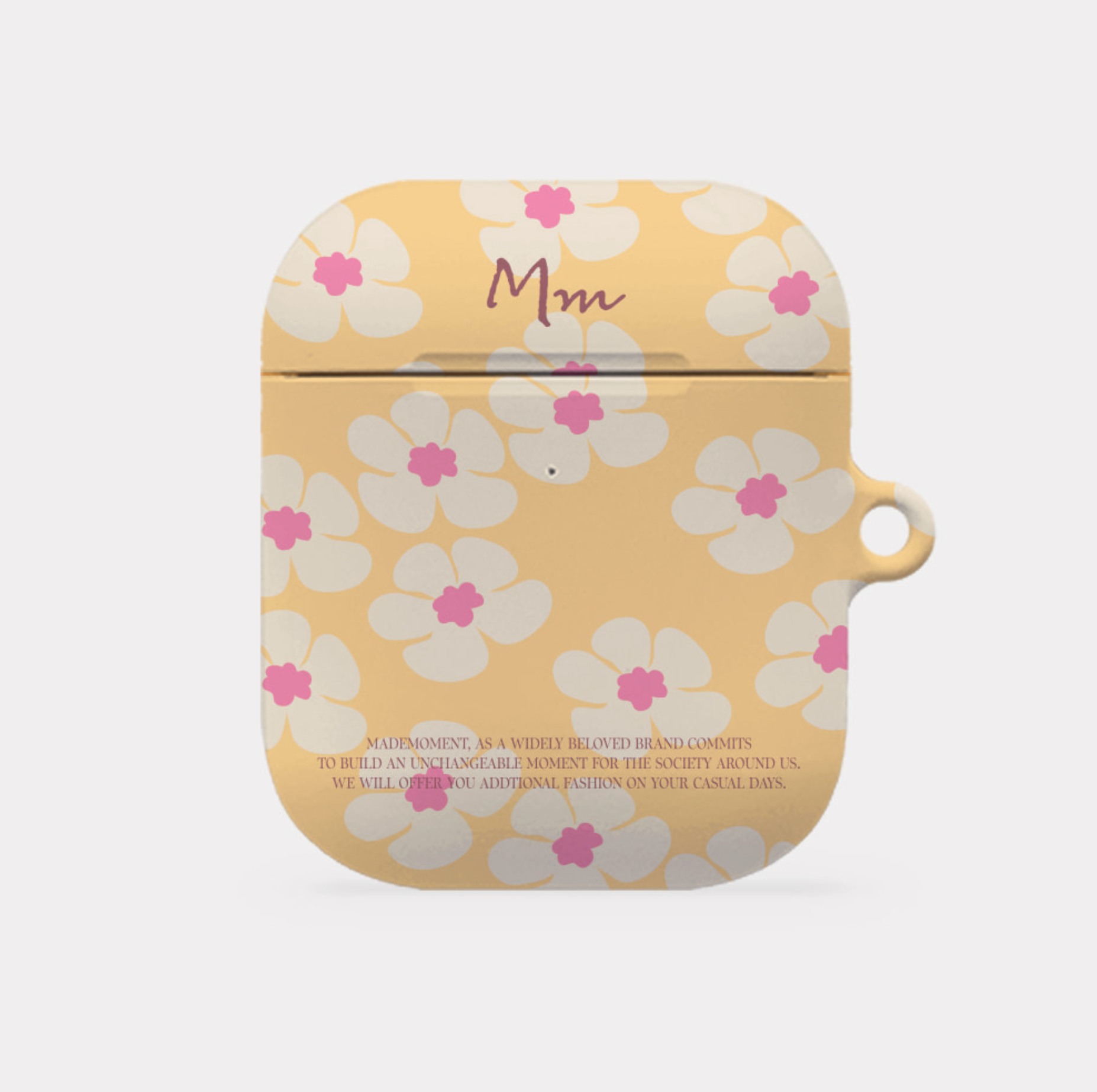 [Mademoment] Egg Daisy Pattern Airpods Case