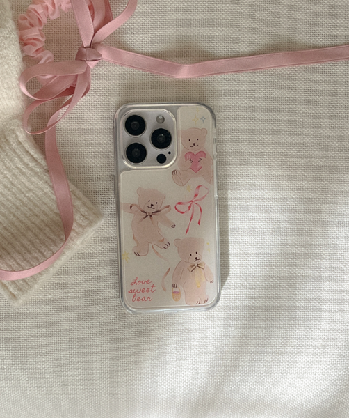 [Mademoment] Sweet Bear Acrylic Cover Case