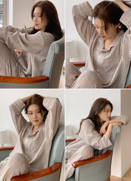 [Juuneedu] Relax Seven Days Cotton Pyjama Set