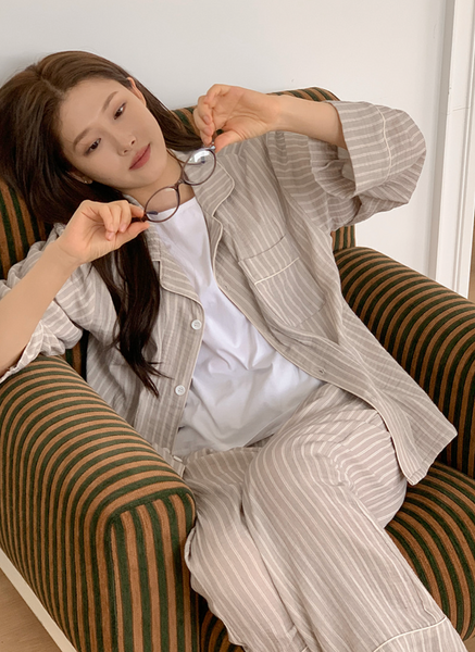 [Juuneedu] Relax Seven Days Cotton Pyjama Set