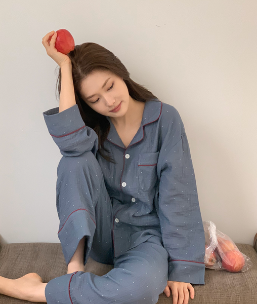 [Juuneedu] Relax Seven Days Cotton Pyjama Set