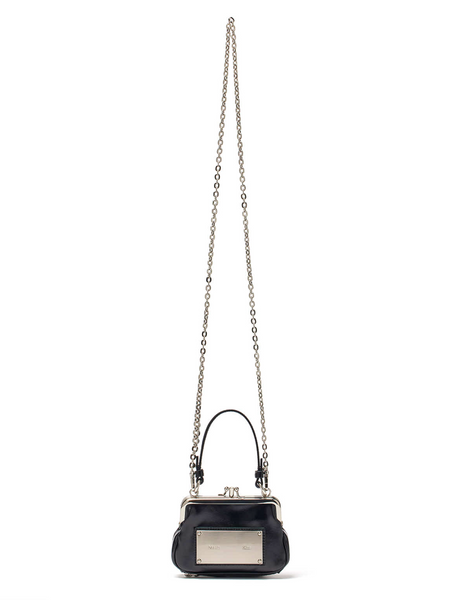 [Matin Kim] FRAME MINI WALLET BAG IN BLACK