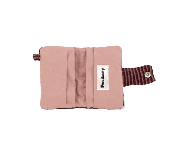 [Positany] Snug Ribbon Card Wallet (Burgundy)