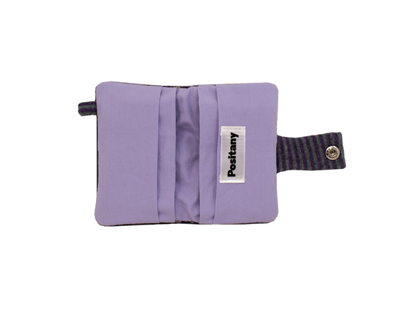 [Positany] Snug Ribbon Card Wallet (Purple)