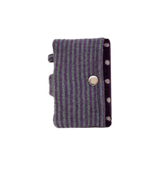 [Positany] Snug Ribbon Card Wallet (Purple)