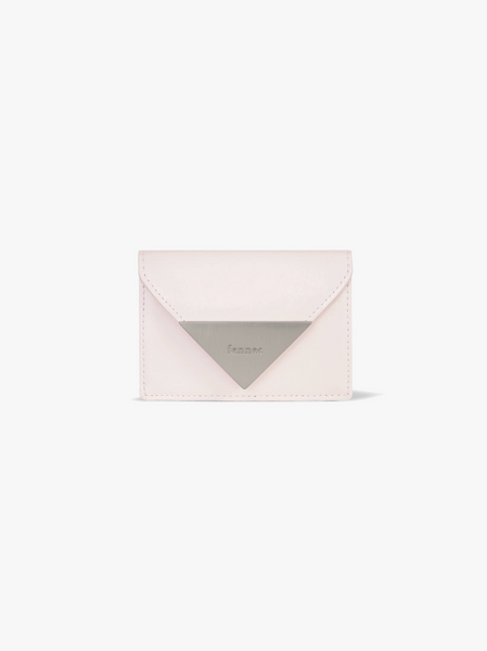 [Fennec] CRINKLE TRIANGLE TRIPLE WALLET - BLOSSOM