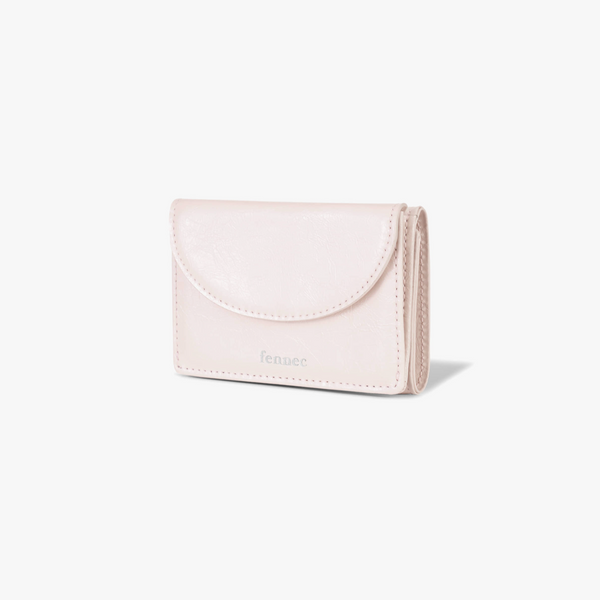 [Fennec] CRINKLE HALFMOON MINI WALLET - BLOSSOM