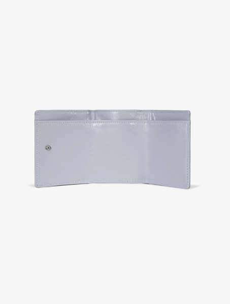 [Fennec] CRINKLE HALFMOON MINI WALLET - MISTY LAVENDER