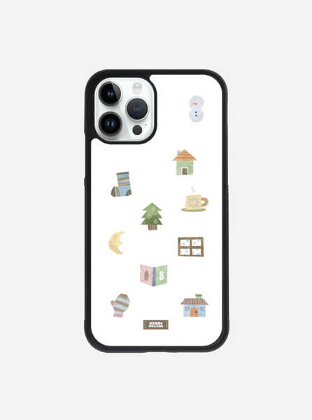 [KEZIM VILLAGE] WINTER STORY Glass Bumper Case