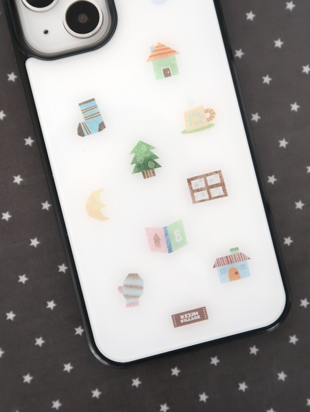 [KEZIM VILLAGE] WINTER STORY Glass Bumper Case