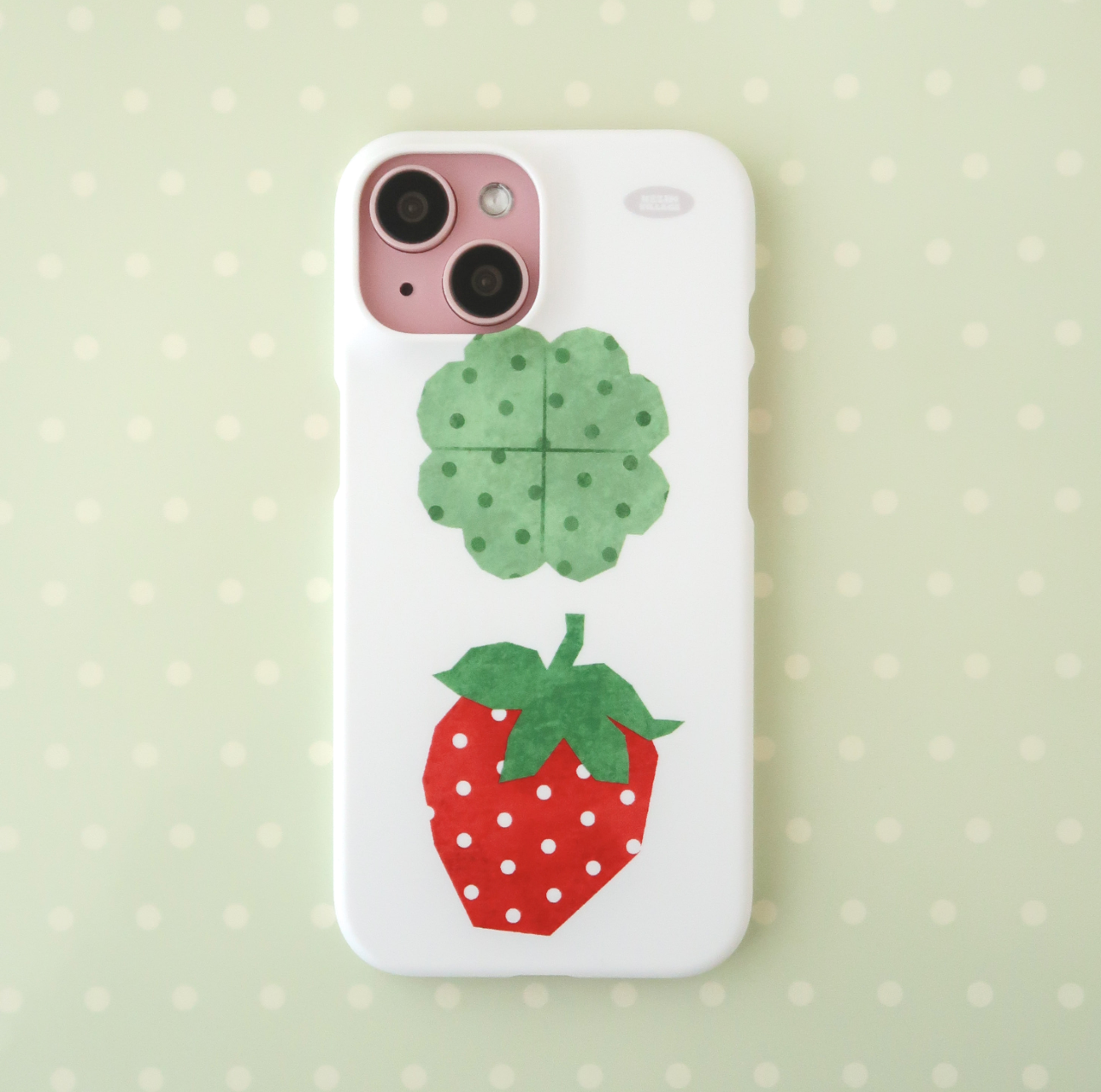 [KEZIM VILLAGE] BIG STRAWBERRY & CLOVER Hard Case