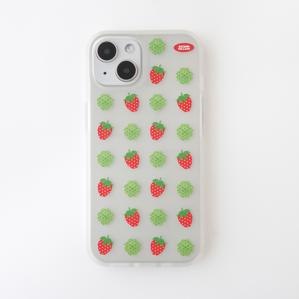 [KEZIM VILLAGE] STRAWBERRY & CLOVER Smog Jelly Case