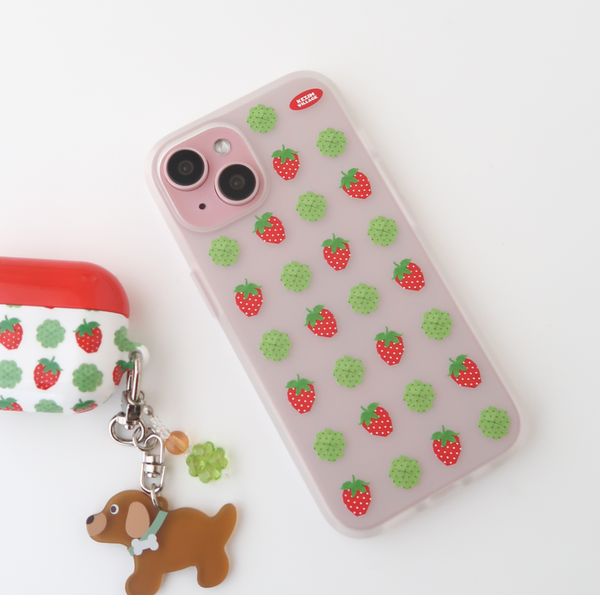 [KEZIM VILLAGE] STRAWBERRY & CLOVER Smog Jelly Case