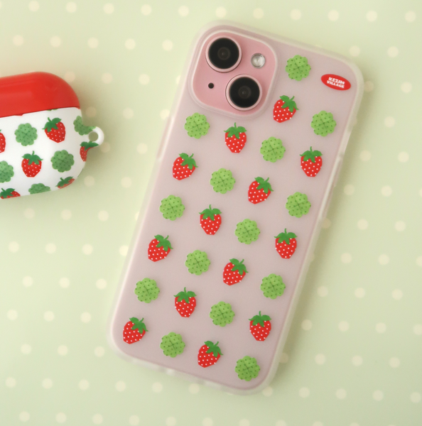 [KEZIM VILLAGE] STRAWBERRY & CLOVER Smog Jelly Case