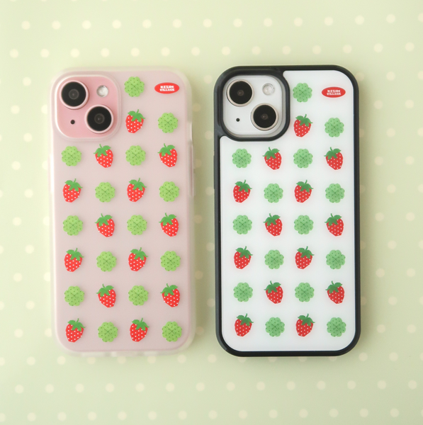 [KEZIM VILLAGE] STRAWBERRY & CLOVER Smog Jelly Case