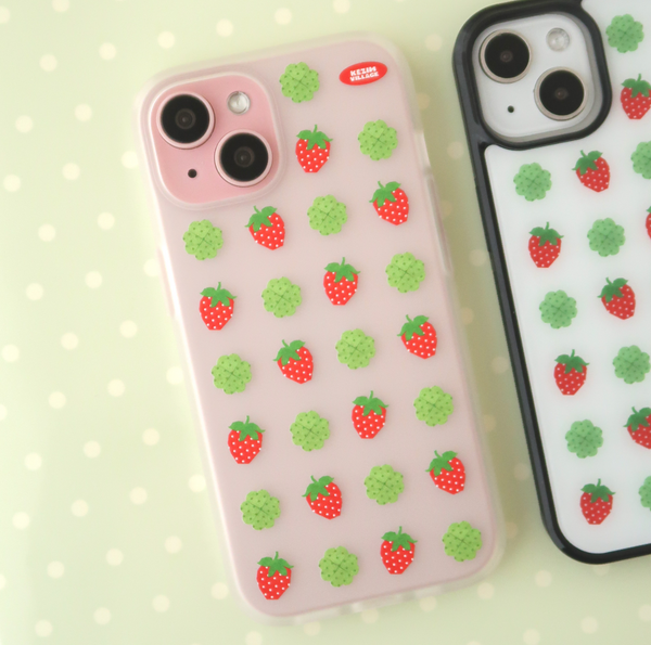 [KEZIM VILLAGE] STRAWBERRY & CLOVER Smog Jelly Case