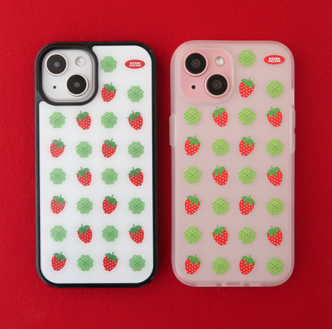 [KEZIM VILLAGE] STRAWBERRY & CLOVER Smog Jelly Case