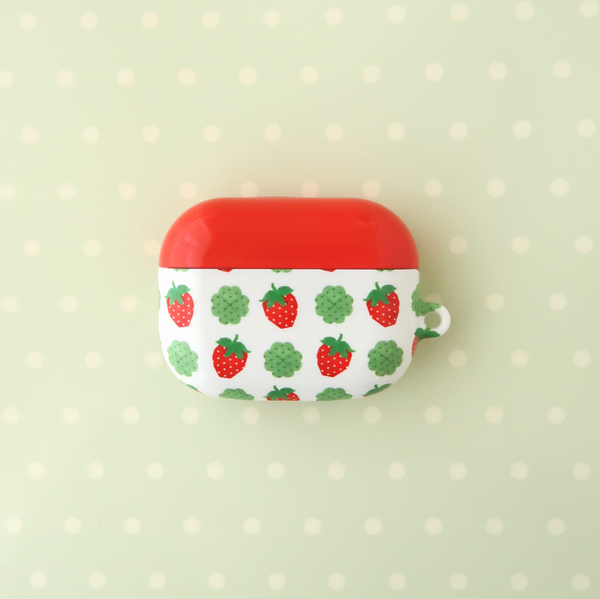 [KEZIM VILLAGE] STRAWBERRY & CLOVER Airpods Case