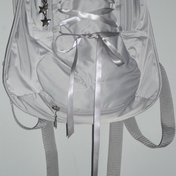 [NuYet] Lace up backpack Grey