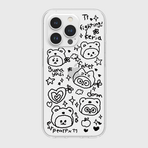 [earp earp] [T1聯名] 두들링 티원 Jelly Phone Case (贈送小卡)