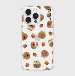 [earp earp] [T1聯名] 도토리 도람쥐 Jelly Phone Case (贈送小卡)