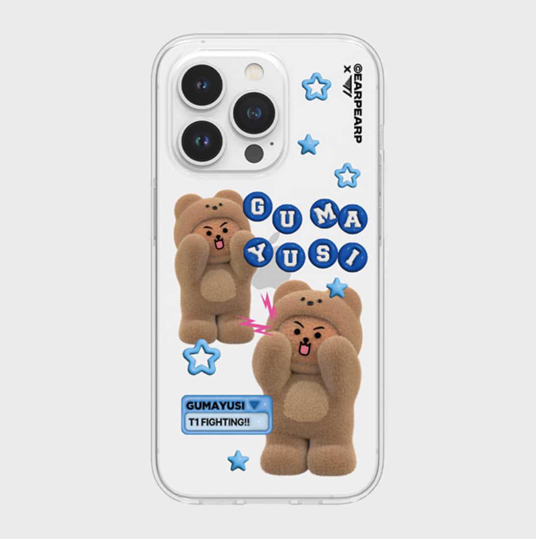 [earp earp] [T1聯名] 곰돌이 구마유시 Jelly Phone Case (贈送小卡)