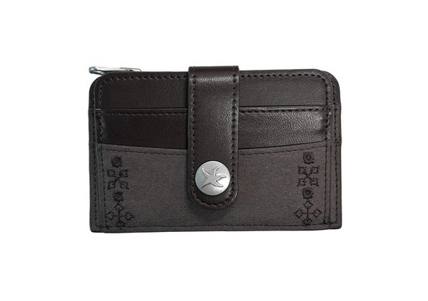 [THE COLDEST MOMENT] TCM Suede Buckle Card Wallet BROWN