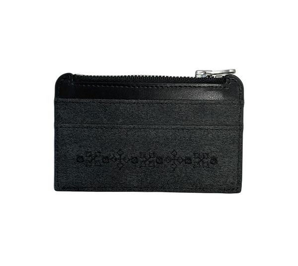 [THE COLDEST MOMENT] TCM Suede Buckle Card Wallet BLACK