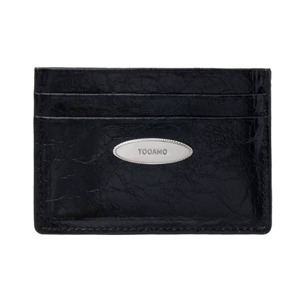 [TOOAMO] Vintage Card Wallet Black (Cowhide)