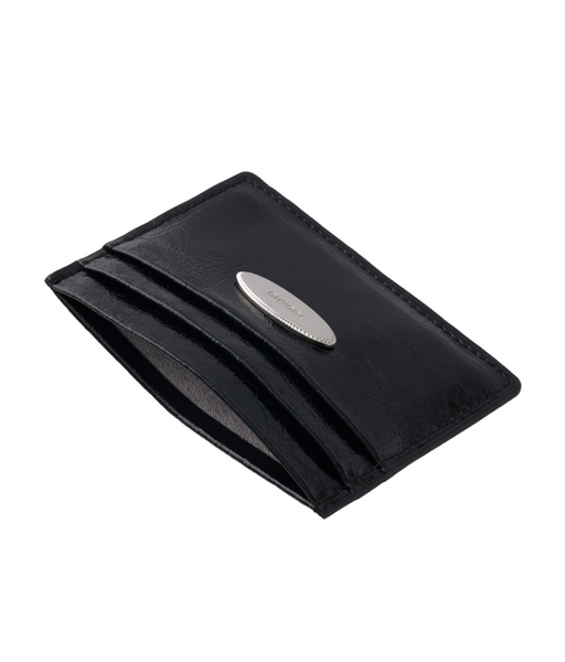 [TOOAMO] Vintage Card Wallet Black (Cowhide)