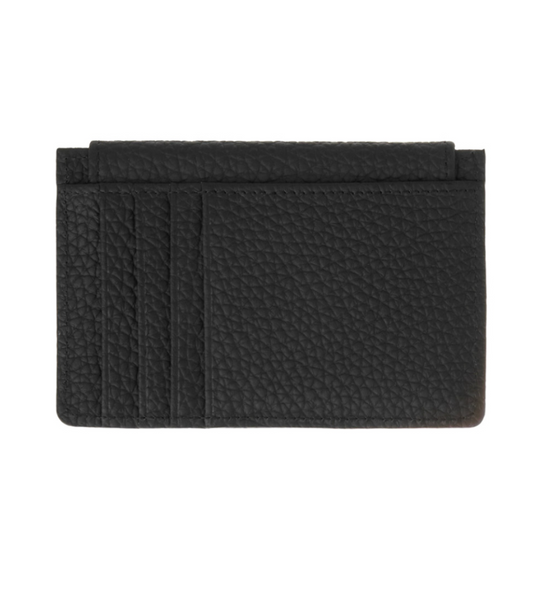 [TOOAMO] Knock Knock Pocket Card Wallet Black (Cowhide)