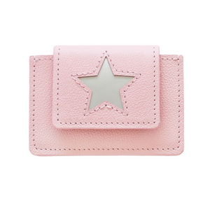 [KEIKE] Shape of Wallet Silver Pink