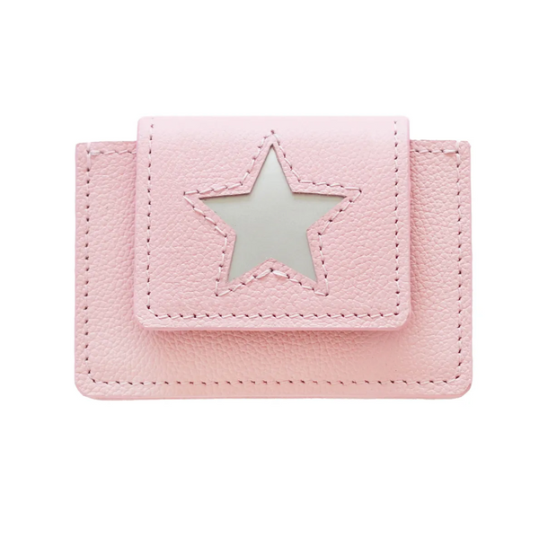 [KEIKE] Shape of Wallet Silver Pink