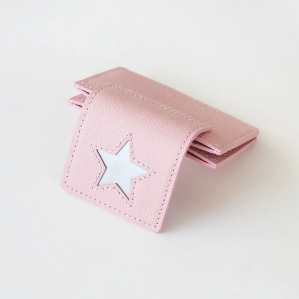 [KEIKE] Shape of Wallet Silver Pink