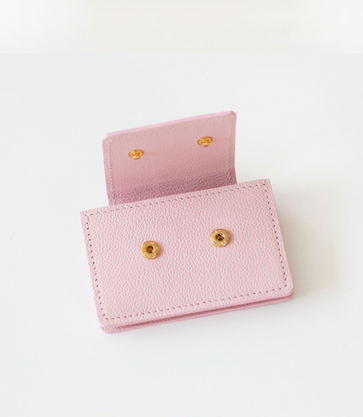 [KEIKE] Shape of Wallet Silver Pink